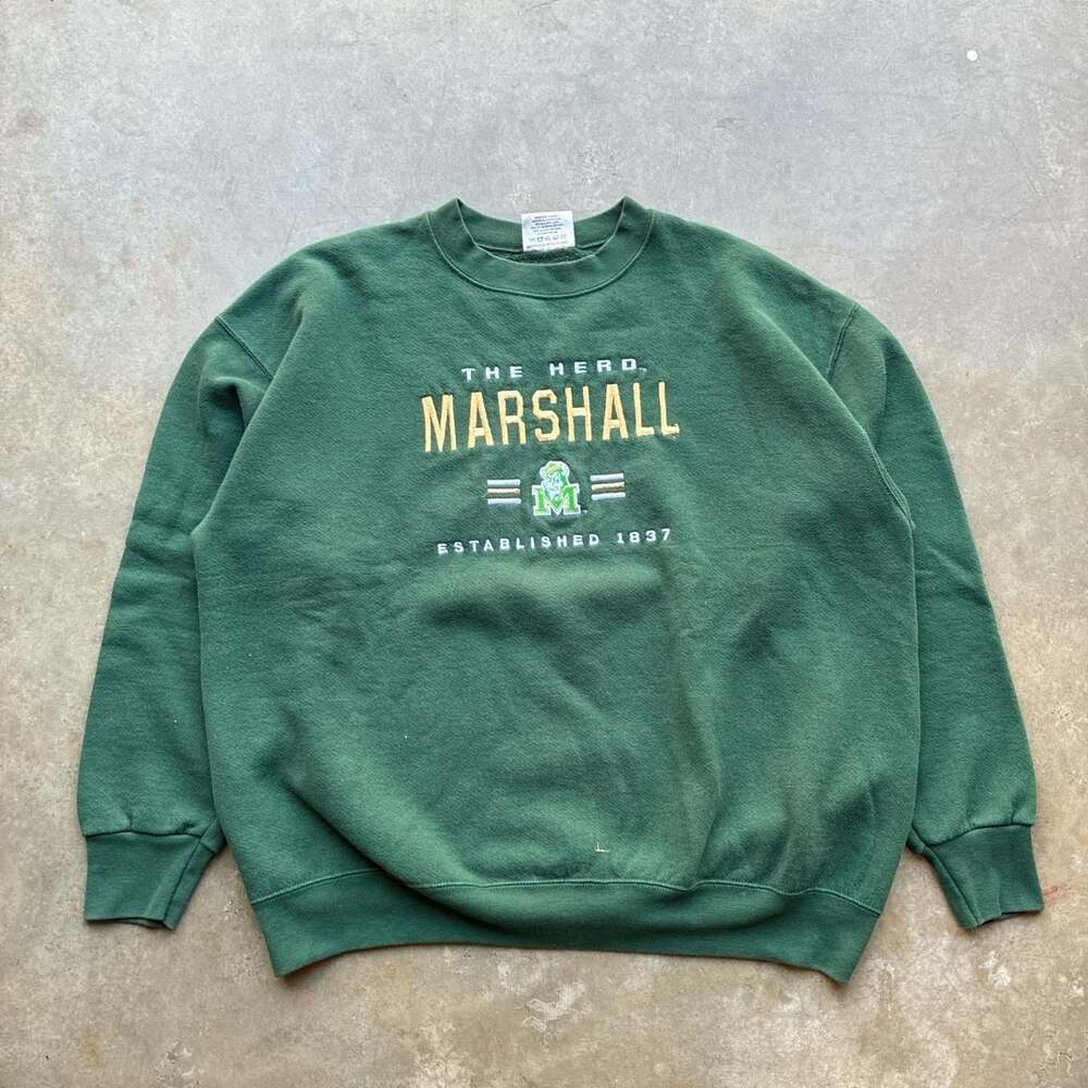 Lee Sport Vintage 1990s Marshall University The Herd Crewneck Sweatshirt XL
